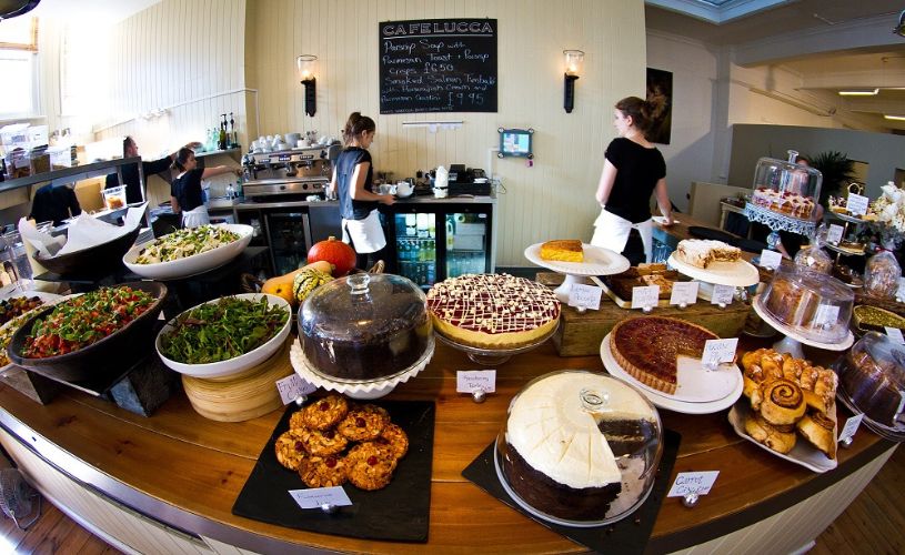 Cafe Lucca counter